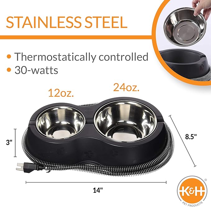 Importance of Heated Bowls for Outdoor Cats K&H Best cat food and water bowls