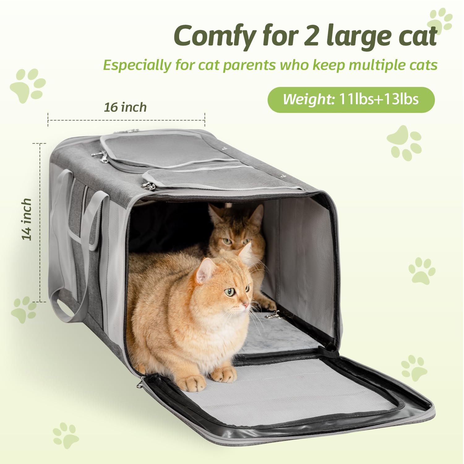 Discover Ease: Extra Large Cat Carrier for Smooth Traveling Experience - Customer Reviews